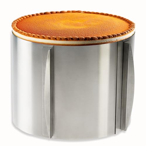 Smart-Planet Tortenring 15cm hoch verstellbar Backring aus Edelstahl Ø 16-30 cm einstellbar - Backform ist Spühlmaschinenfest - Kuchenring zum Backen und Dekorieren Smart-Planet Tortenring 15cm hoch verstellbar Backring aus Edelstahl Ø 16-30 cm einstellbar - Backform ist Spühlmaschinenfest - Kuchenring zum Backen und Dekorieren von Smart-Planet