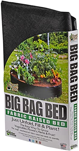 SMART POT s 12100 Big Bag Bed Hochbeet aus Stoff, Schwarz von Smart Pot