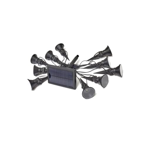 Set mit 10 Spots a piquer le Long des allées, Reliés für EIN Kabel von 6,5 m, Abstand von 50 cm zwischen Chaque Spot. Luminosité von 5 Lumen, schwenkbare Spots individuellement. Charge au Soleil, Set mit 10 Spots a piquer le Long des allées, Reliés für EIN Kabel von 6,5 m, Abstand von 50 cm zwischen Chaque Spot. Luminosité von 5 Lumen, schwenkbare Spots individuellement. Charge au Soleil, von Smart Solar