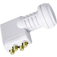 Smart Titanium Universal TQS Quad-LNB Teilnehmer-Anzahl: 4 Feedaufnahme: 40mm mit Switch Hellgrau von Smart