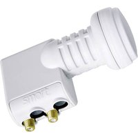 Smart Titanium Universal TT Twin-LNB Teilnehmer-Anzahl: 2 Feedaufnahme: 40mm Hellgrau von Smart