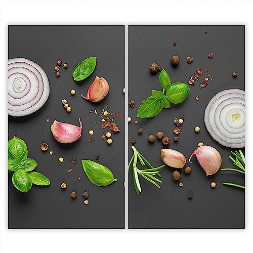 SMTDeco Herdabdeckplatte Ceranfeld Abdeckplatte Herdabdeckung Herdplatten Abdeckungen Induktionskochfeld 2 x 30x52 cm Zweiteilig Gemüse Grau SMTDeco Herdabdeckplatte Ceranfeld Abdeckplatte Herdabdeckung Herdplatten Abdeckungen Induktionskochfeld 2 x 30x52 cm Zweiteilig Gemüse Grau von SMTDeco