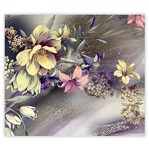 SMTDeco Herdabdeckplatte Ceranfeld Abdeckplatte Herdabdeckung Herdplatten Abdeckungen Induktionskochfeld 60x52 cm Einteilig Bild Grau von SMTDeco