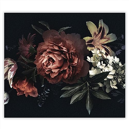 SMTDeco Herdabdeckplatte Ceranfeld Abdeckplatte Herdabdeckung Herdplatten Abdeckungen Induktionskochfeld 60x52 cm Einteilig Bild Schwarz von SMTDeco