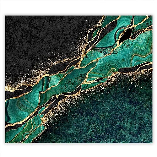 SMTDeco Herdabdeckplatte Ceranfeld Abdeckplatte Herdabdeckung Herdplatten Abdeckungen Induktionskochfeld 60x52 cm Einteilig Marmor Grün von SMTDeco