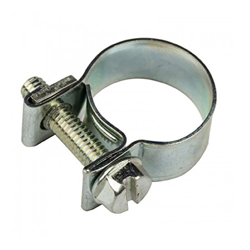 SmartHome 10 x Mini Kraftstoff Linie Jubilee Schlauch Clips Klemmen Diesel Benzin Rohr Kühlmittel Heizkörper [11-13mm] Silber von SmartHome