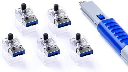 SmartKeeper ESSENTIAL / 5 x LAN Cable Locks mit 1 x Lock Key Basic / Dunkelblau SmartKeeper ESSENTIAL / 5 x LAN Cable Locks mit 1 x Lock Key Basic / Dunkelblau von Smart Keeper