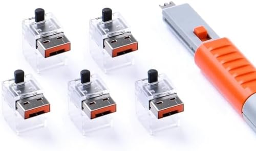 SmartKeeper ESSENTIAL / 5 x LAN Cable Locks mit 1 x Lock Key Basic / Orange SmartKeeper ESSENTIAL / 5 x LAN Cable Locks mit 1 x Lock Key Basic / Orange von Smart Keeper
