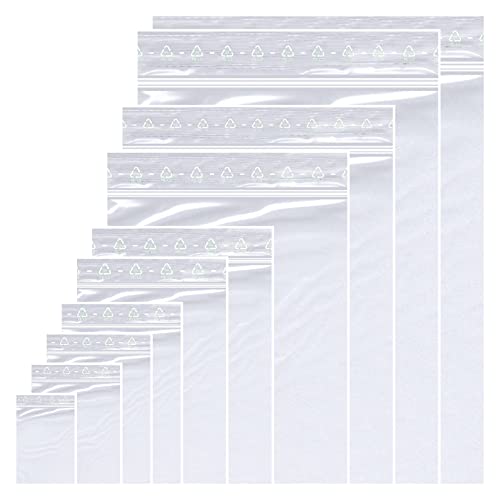 100 St. Druckverschlussbeutel 7 x 10 cm packtaschen gefrierbeutel wiederverwendbar baggys zip beutel baggies 50 my stark (70 x 100 mm) von Lupsty