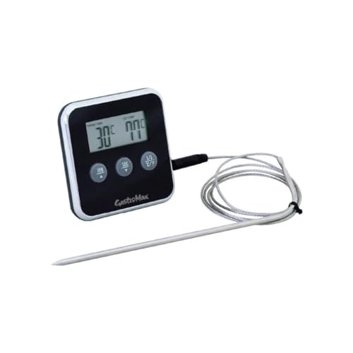 Gastromax Fleisch Thermometer, Timer, schwarz von SmartStore