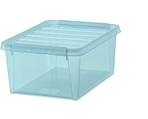 ORTHEX 3 Stück SmartStore Colour Box 15-14 Liter - 40 x 30 x 18 cm - aquamarin von SmartStore