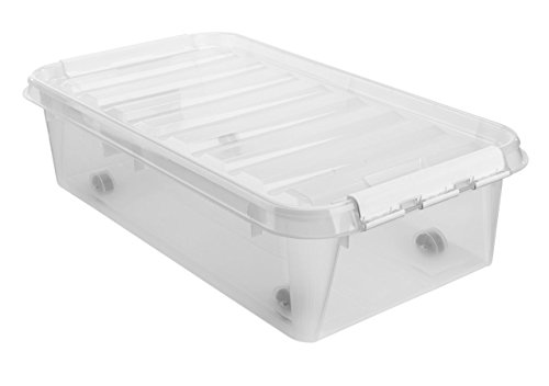 SMARTSTORE Classic 35 Box MET DEKSEL 72X40X20 cm TRANSPR + WIELEN ORTHEX 3541070 von SmartStore