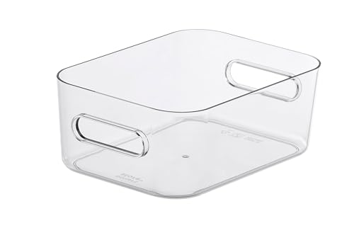SmartStore Kompakte Aufbewahrungsbox, Kleine, transparente Kunststoffbox ideal für Lagerung & Organisation - stapelbar & BPA-frei von SmartStore