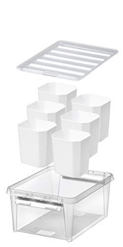 SmartStore 3507110 Box mit 6 Fächer Polypropylen 15 L von SmartStore