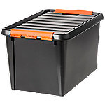 SmartStore Aufbewahrungsbox Pro 45 50 L Schwarz, Orange PP (Polypropylene) 39 x 59 x 34 cm 4 Stück von SmartStore