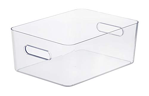 SmartStore - Kompakte transparente Aufbewahrungsbox L - Groß - Transparent von SmartStore