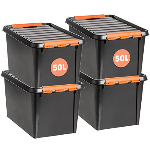 SmartStore Pro 45 Aufbewahrungsboxen 4-Teilig, Schwarz, eine grösse von SmartStore