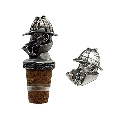 SmartbadgeGeschenkset Sherlock Holmes handgefertigter Flaschenverschluss aus Zinn und Anstecknadel + 59 mm Button SmartbadgeGeschenkset Sherlock Holmes handgefertigter Flaschenverschluss aus Zinn und Anstecknadel + 59 mm Button von Smartbadge