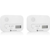 Smartwares - 2er Set Kohlenmonoxid-Melder mit wechselbaren Batterien, 85dB Alarm, Display Smartwares - 2er Set Kohlenmonoxid-Melder mit wechselbaren Batterien, 85dB Alarm, Display von Smartwares