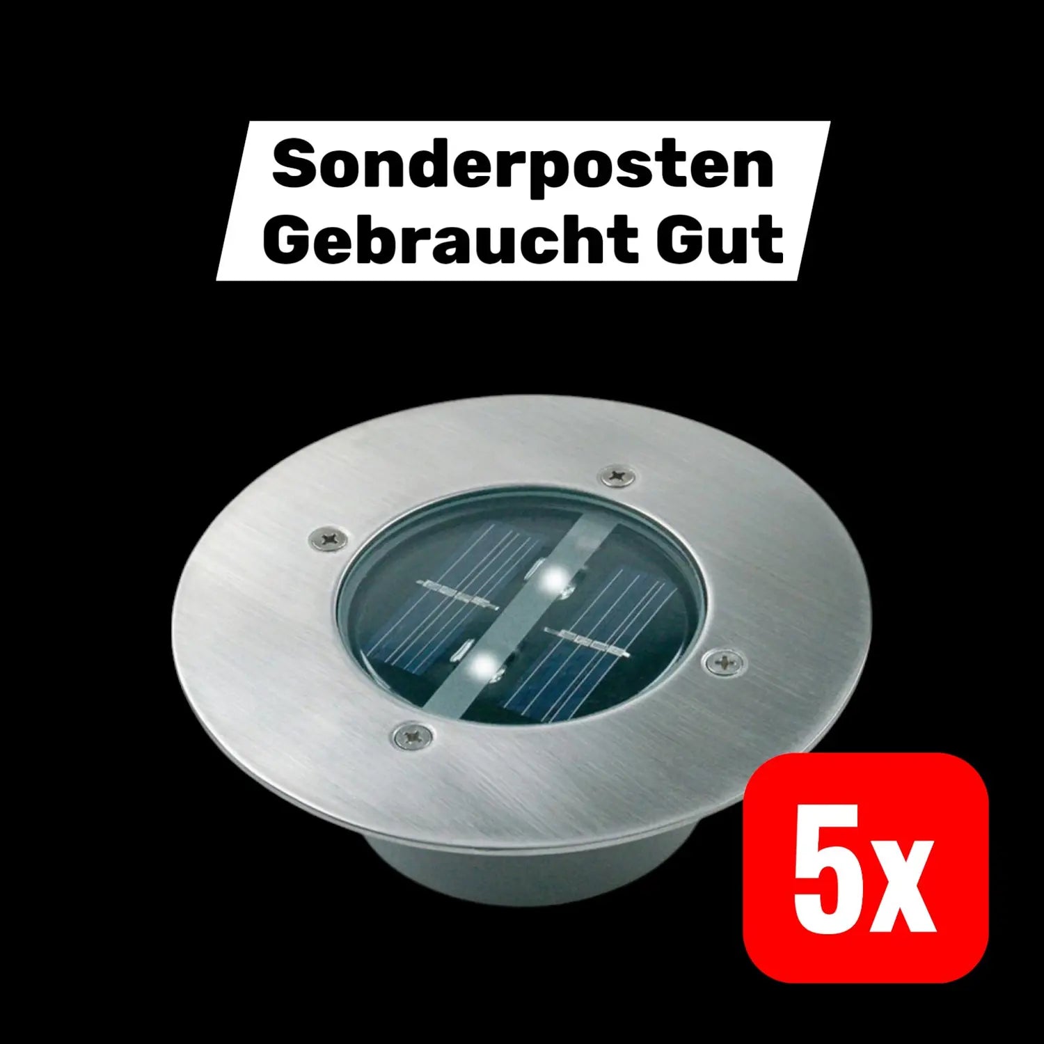 B-Ware Smartwares Solar Led Bodeneinbaustrahler Lugo Edelstahl 5 Stück B-Ware Smartwares Solar Led Bodeneinbaustrahler Lugo Edelstahl 5 Stück von Smartwares