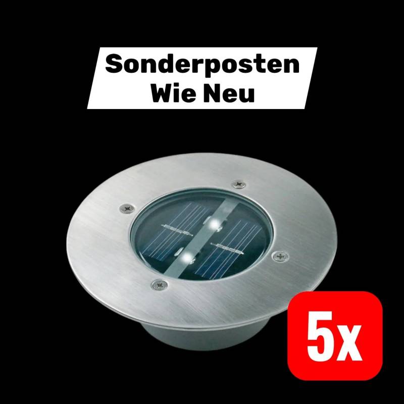 B-Ware Smartwares Solar Led Bodeneinbaustrahler Lugo Universalweiß 5 Stück B-Ware Smartwares Solar Led Bodeneinbaustrahler Lugo Universalweiß 5 Stück von Smartwares