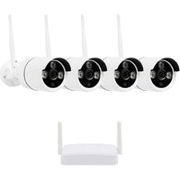 Smartwares - gebraucht] CMS-30601 Funk-Überwachungskamera-Set 4-Kanal 4 Kameras von Smartwares