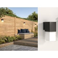 LED Außenwandleuchte eckig Aluminium Schwarz Down Light, 20x14cm LED Außenwandleuchte eckig Aluminium Schwarz Down Light, 20x14cm von Smartwares