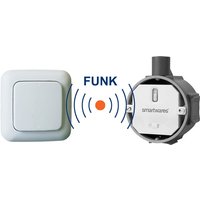 SmartHome Funk SchalterSet - Funk-Einbauschalter + Funk-Wandschalter Taster von Smartwares