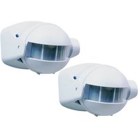 Smartwares - 2er Pack Bewegungsmelder weiß, 12m/180° einstellbar Zeitintervall Smartwares - 2er Pack Bewegungsmelder weiß, 12m/180° einstellbar Zeitintervall von Smartwares