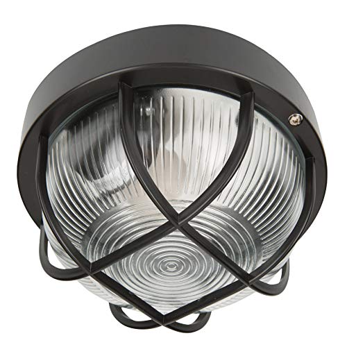 Smartwares BE100W Wandleuchte – Schottlicht – Rund – Schwarz von Smartwares