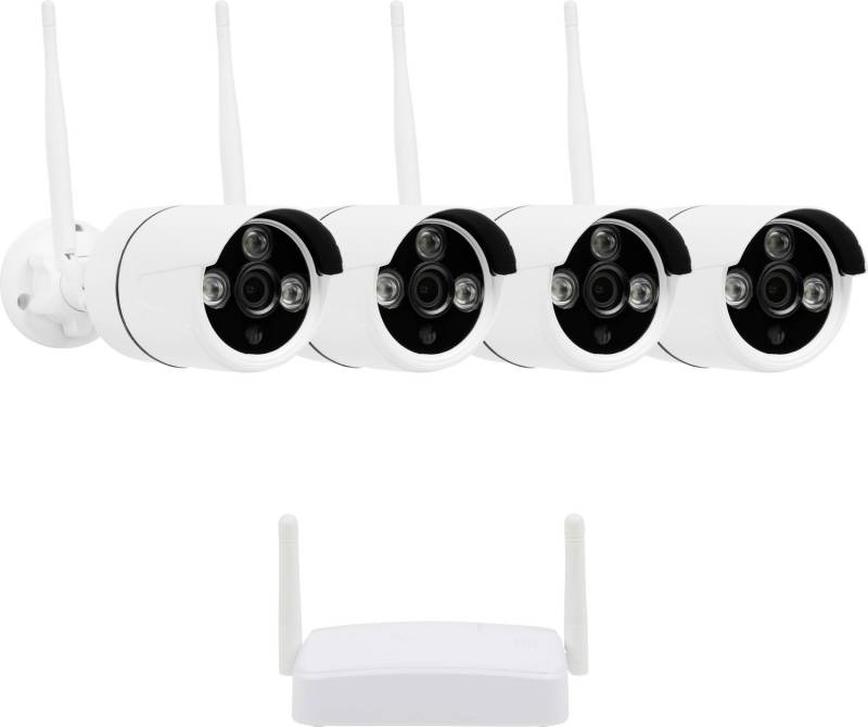 Smartwares CMS-30601 Funk-Überwachungskamera-Set 4-Kanal 4 Kameras von Smartwares