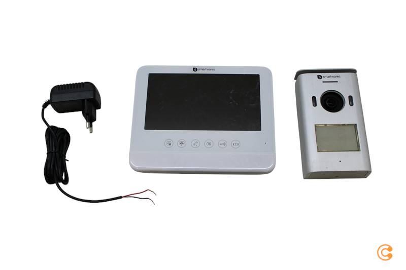 Smartwares DIC-22212 Video-Türsprechanlage Gegensprechanlage Weiß DEFEKTWARE von Smartwares