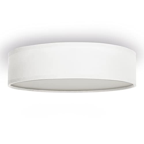 Smartwares Deckenleuchte – Textilschirm – 40 cm Ø – 3x E14 – Max. 40 W – Für LED geeignet – Weiß – 10.004.68 Smartwares Deckenleuchte – Textilschirm – 40 cm Ø – 3x E14 – Max. 40 W – Für LED geeignet – Weiß – 10.004.68 von Smartwares