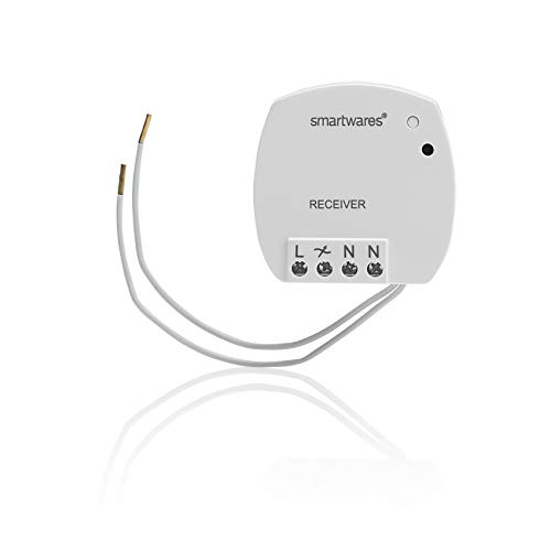 Smartwares Einbau-Funkschalter – Plug & Connect – Max. 400 W – SH4-90262 weiß von Smartwares