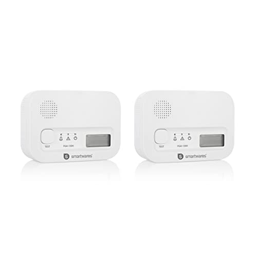 Smartwares FGA-13042 Kohlenmonoxidmelder - mit Display und LED-Anzeigen -Testknopf - FGA-13042-2-er-Set Smartwares FGA-13042 Kohlenmonoxidmelder - mit Display und LED-Anzeigen -Testknopf - FGA-13042-2-er-Set von Smartwares