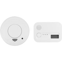 Smartwares - FSE-19204 Rauchwarn- und Kohlenmonoxidmelder batteriebetrieben detektiert Rauch, Kohlen von Smartwares