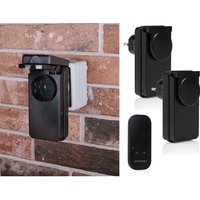 Smartwares - Funksteckdosen 2er Set außen mit Fernbedienung - IP44 Funkschalter Smartwares - Funksteckdosen 2er Set außen mit Fernbedienung - IP44 Funkschalter von Smartwares