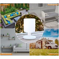 Smartwares - Akku led Tischleuchte Outdoor kabellos mit rgb Farbwechsler, Höhe 25cm von Smartwares