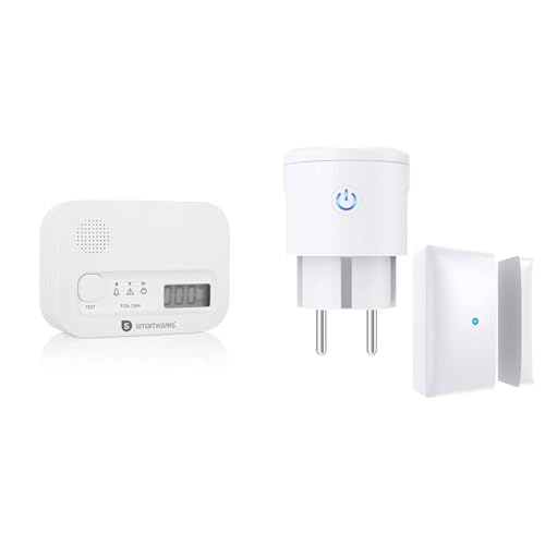 Smartwares Kohlenmonoxid melder & EXTSUD Funk Abluftsteuerung mit Fenster-Magnetkontakt und Funksteckdose Smartwares Kohlenmonoxid melder & EXTSUD Funk Abluftsteuerung mit Fenster-Magnetkontakt und Funksteckdose von Smartwares