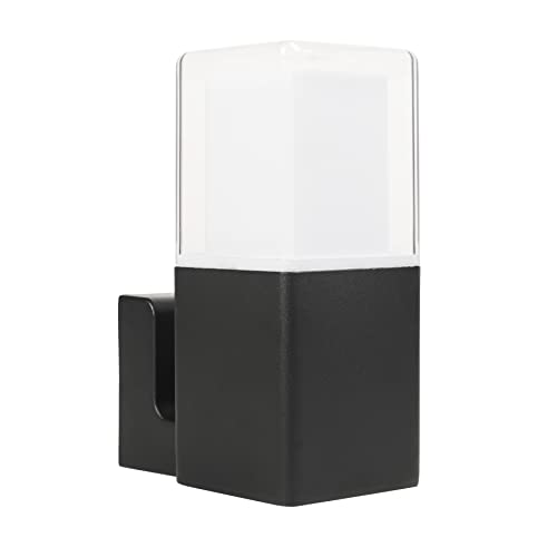 Smartwares OOL-50015 Schwarze Außenwandleuchte – Nachhaltige LED – Aluminiumgehäuse von Smartwares