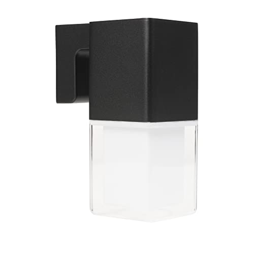 Smartwares Design-Außenwandleuchte Black Outdoor - 12 W - 800 lm - Warmweißes Licht - Beleuchtung nach unten - Aluminium - IP44 von Smartwares