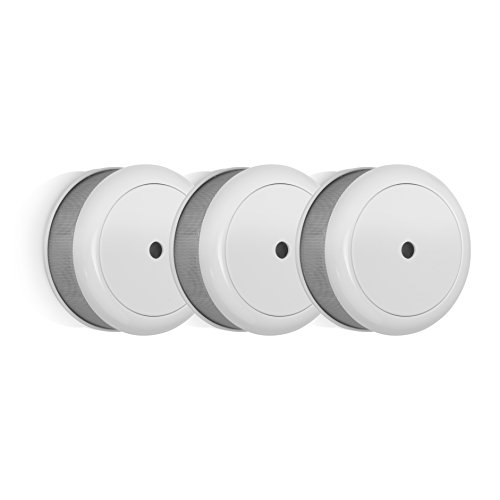 Smartwares RM620/3 3er Set Mini 10-Jahres Rauchwarnmelder mit Vds und DIN EN14604 und Q-Label/ Maße nur 75 x 35 mm von Smartwares