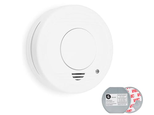 Smartwares Rauchmelder mit Magnetbefestigung, 85dB Alarmton für zuverlässigen Brandschutz von Smartwares