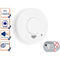 Rauchmelder mit Magnetbefestigung, 85dB Alarmton für zuverlässigen Brandschutz von Smartwares