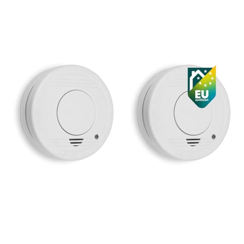 Smartwares Rauchmelder - Optischer Sensor - TÜV geprüft - Auswechselbare Batterie 5 Jahre - Testtaste - 85 dB - FSM-11512 von Smartwares