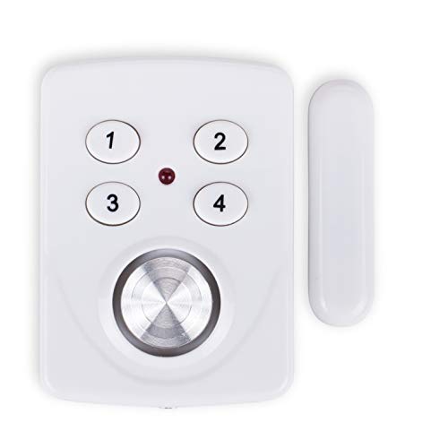 Smartwares SC33 Mini-Alarm Tür-/ Fensterkontakt mit Code, Wit von Smartwares
