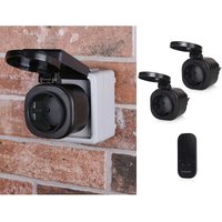 Smartwares - SH4-99653 fsk 433 MHz Funk-Steckdosen-Set SH4-99653 von Smartwares