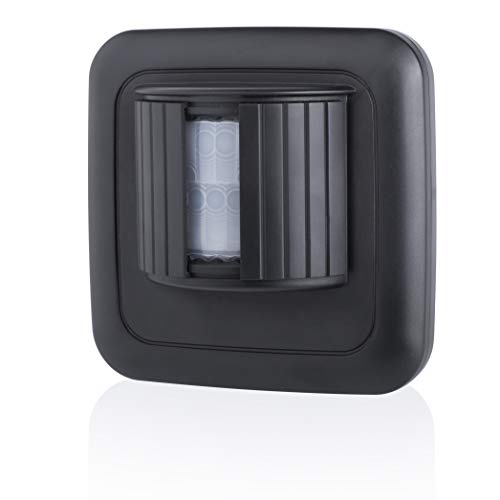 Smartwares kabelloser Bewegungsmelder mit 140° Winkel – 8 Meter Reichweite – Plug & Connect – Geeignet für den Außenbereich – SH4-90157, black von Smartwares