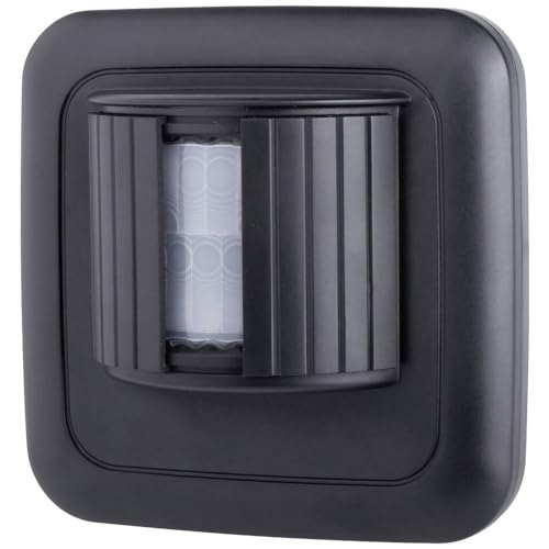Smartwares kabelloser Bewegungsmelder mit 140° Winkel – 8 Meter Reichweite – Plug & Connect – Geeignet für den Außenbereich – SH4-90157, black von Smartwares