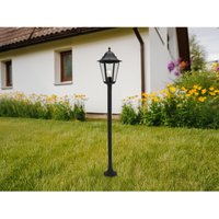 Smartwares - Wegeleuchte classico Gartenlaterne im Landhausstil, Schwarz, Höhe 125cm von Smartwares